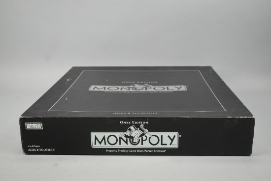 Onyx Edition Monopoly Game