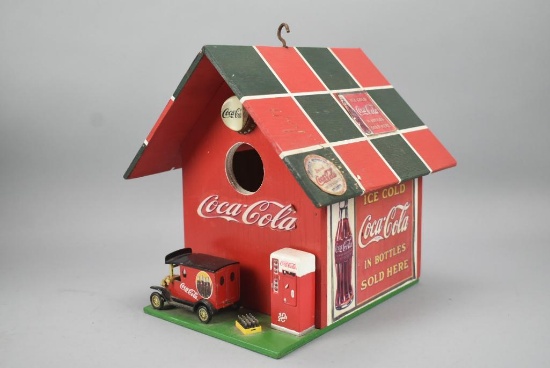 Coca-Cola Wooden Bird House