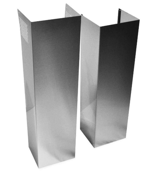 NEW Whirlpool Wall Hood Chimney Extension Kit - Stainless Steel