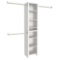 Closet Maid Impressions White Narrow Laminate Closet System Kit