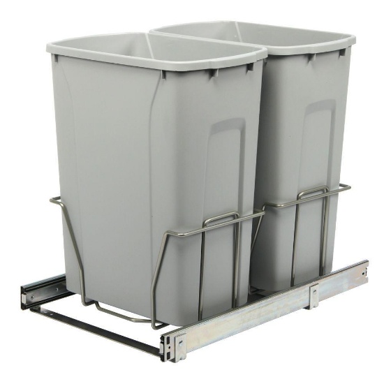Real Solutions Slide Out Waste And Recycling Center