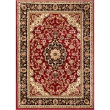 Barclay Medallion Kashan Red 4 ft. x 5 ft. Traditional Area Rug