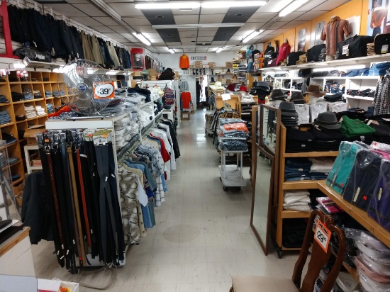 GOING OUT OF BUSINESS SALE - Outlet Clothing Store