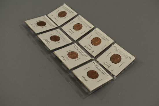Collection Of Brilliant Uncirculated Lincoln Cents