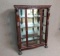 Hand Carved Claw Foot Hutch / Curio Cabinet
