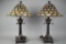 2 Tiffany Style Table Lamps