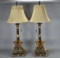 2 Cherub Sculpture Table Lamps