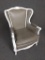 Shabby Chic Wing Back Arm Chair