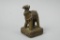 Vintage Brass Llama Figurine