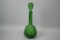 Green 1960s Wine Decanter With Zodiac Signs