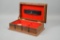 Vintage Felt Lined Wooden Jewelry Box