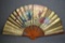 Large Hand Painted Chinese Fan / Wall Hanging