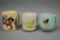 3 Vintage Childrens Cups