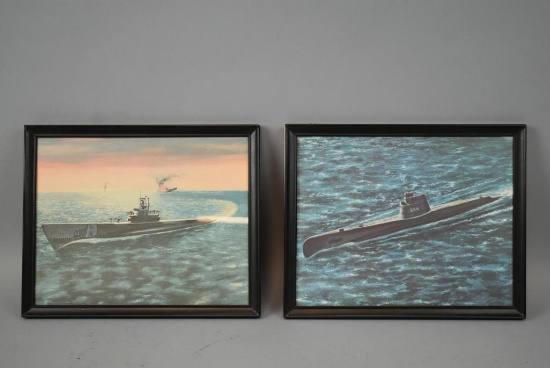2 Submarine Paintings