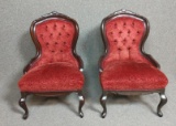 2 Victorian Ladies Arm Chairs