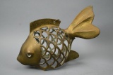 Brass Fish Candle Holder