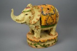Hand Craved Wooden Elephant Sculpture