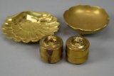 4 Brass Items