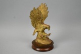 Brass Eagle Sculpture