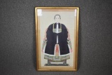 Large Framed Asian Painting