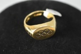Gold Plated .925 Sterling Silver Ring