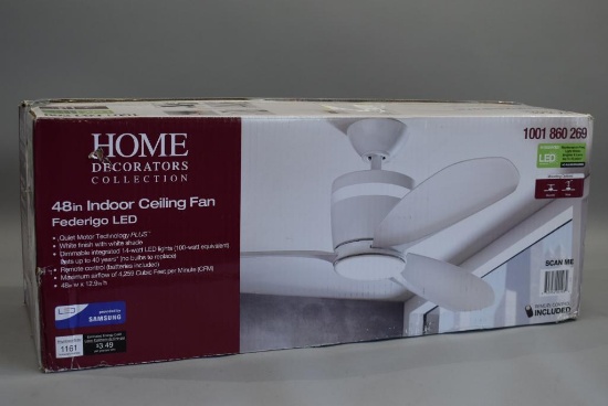 Home Decorators 48in Indoor Ceiling Fan Federigo LED