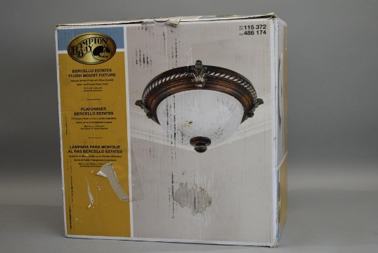 Hampton Bay Bercello Estates Flush Mount Fixture