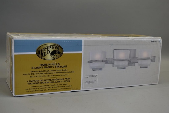 Hampton Bay Harlin Hills 3-Light Vanity Fixture