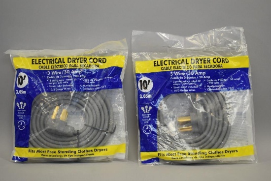 2 Electrical Dryer Cord