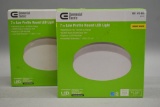 2 Commercial Electric 7in Low Profile Round LED LIght