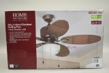 Hampton Bay 52in Indoor/Outdoor Ceiling Fan Tahiti Breeze LED