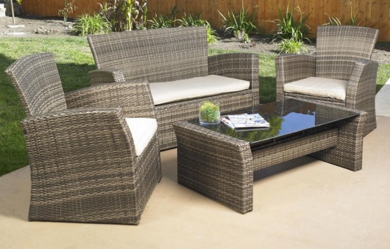 NEW 4pc Mission Hills Redondo Patio Sofa Set