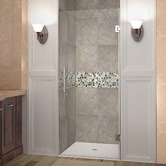 NEW Aston Cascadia 36 in. x 72 in. Completely Frameless Hinged Shower Door