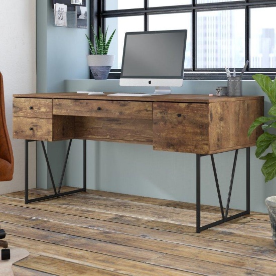 NEW Trent Austin Design Granite 4 Drawers Writing Desk
