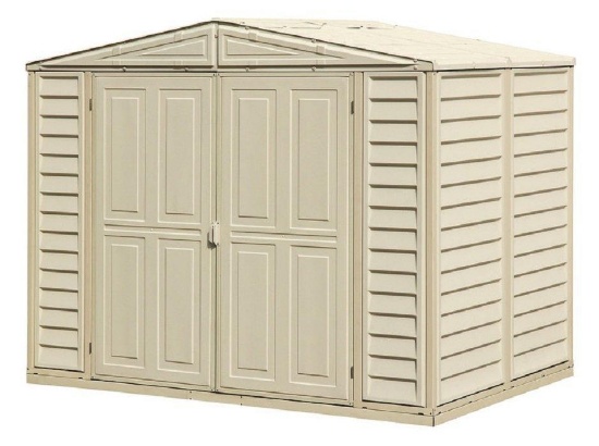 NEW DuraMate 7 ft. 10 in. W x 5 ft. 3 in. D Plastic Storage Shed