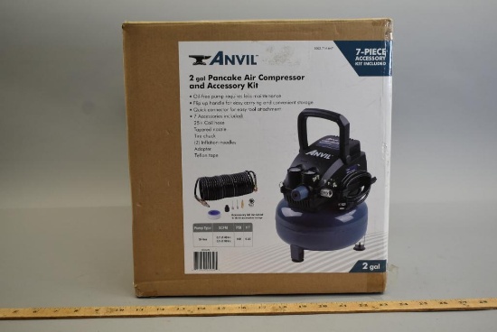Anvil 2gal Pancake Air Compressor & Accessory Kit