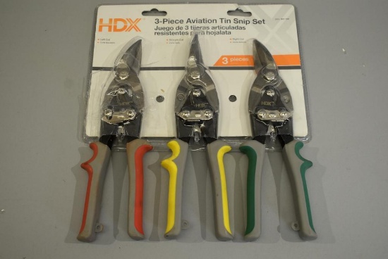 HDX 3-Piece Aviation Tin Snip Set