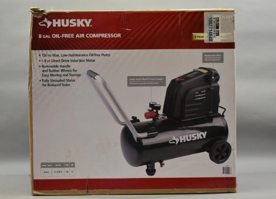 Husky 8 Gallon 150 PSI Portable Air Compressor