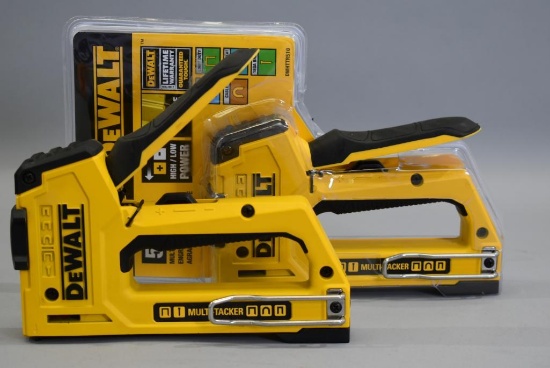 2 Dewalt Multi-Tacker Staplers