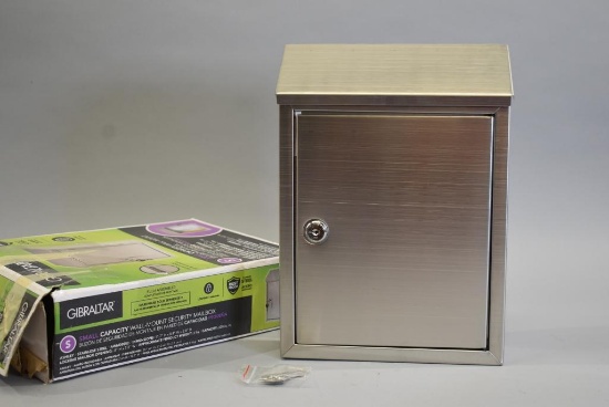 Gibralter Stainless Steel Wall Mount Mail Box