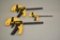 3 Dewalt Bar Clamps