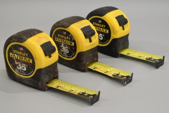 3 Dewalt 35ft Tape Measures