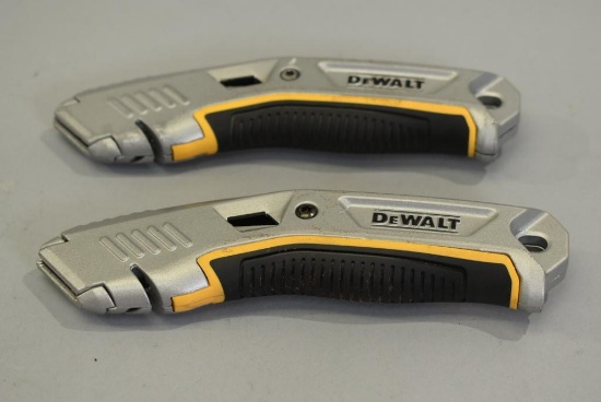 2 Dewalt Retractable Utility Knife