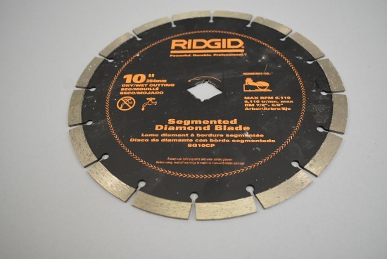 Rigid 10in Segmented Diamond Blade