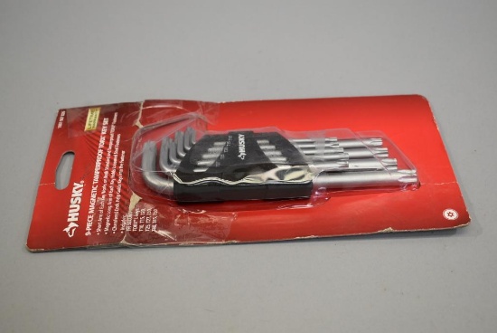 Husky 9-Piece Magnetic Tamperproof Torx Key Set