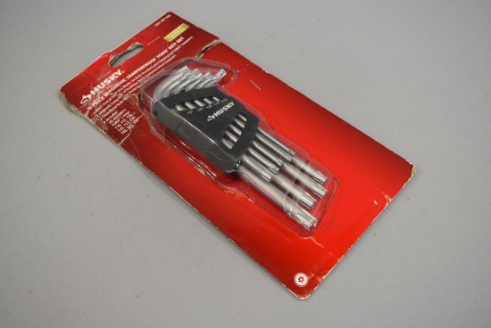 Husky 9-Piece Magnetic Tamperproof Torx Key Set
