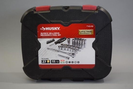 Husky 38-Piece 3/8in Drive Mechanics Tool Set