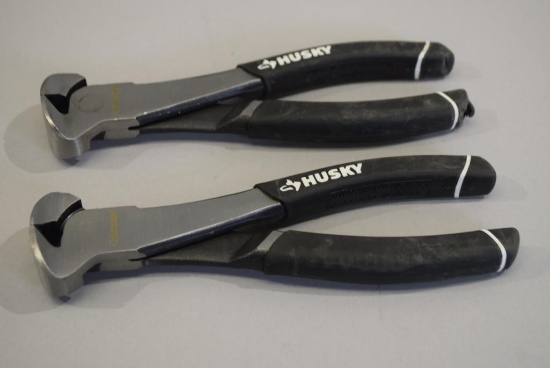 2 Husky End Nipper Pliers