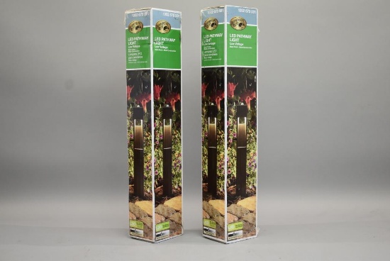 2 Hampton Bay LED Pathway Lights
