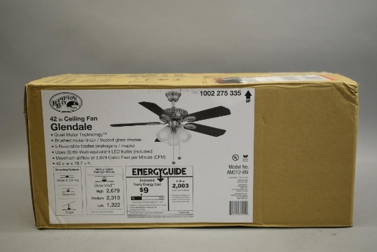 Hampton Bay 42in Ceiling Fan Glendale